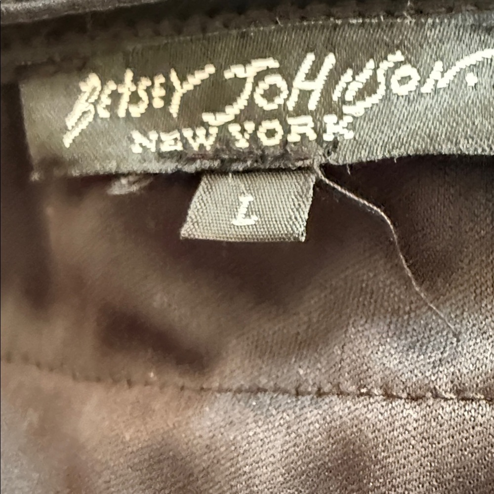 Betsey Johnson Black Layered Fringe Skirt. Y2K Baby! - Picture 4 of 4